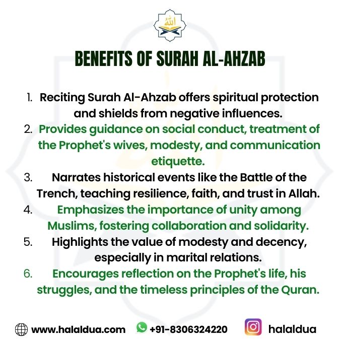 surah ahzab benefits for marriage