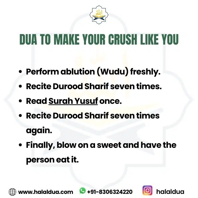 Dua To Make Your Crush Like You